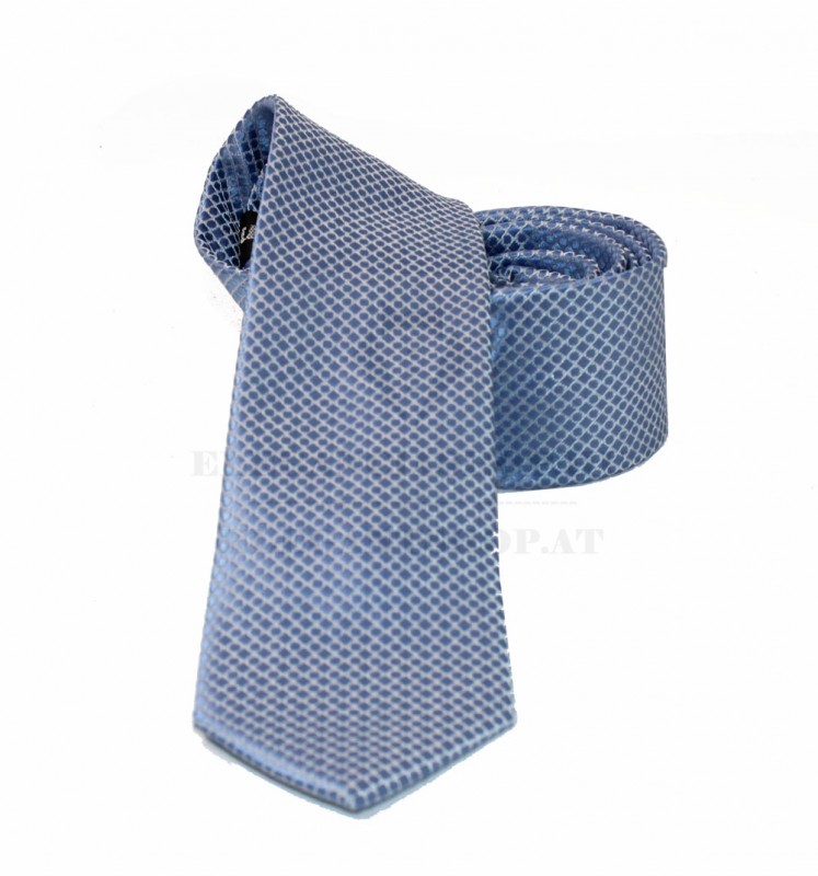  NM Slim Krawatte - Blau Unifarbige Krawatten